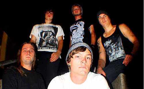 What She Deserves in the recording studio last year (left); and (clockwise from back) Kiedis Wells, Michael McKenzie, Jared Weier, Daniel Driver and Daniel Leucht. What She Deserves in the recording studio last year (left); and (clockwise from back) Kiedis Wells, Michael McKenzie, Jared Weier, Daniel Driver and Daniel Leucht.